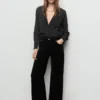 Jean large en velours Jean large en velours