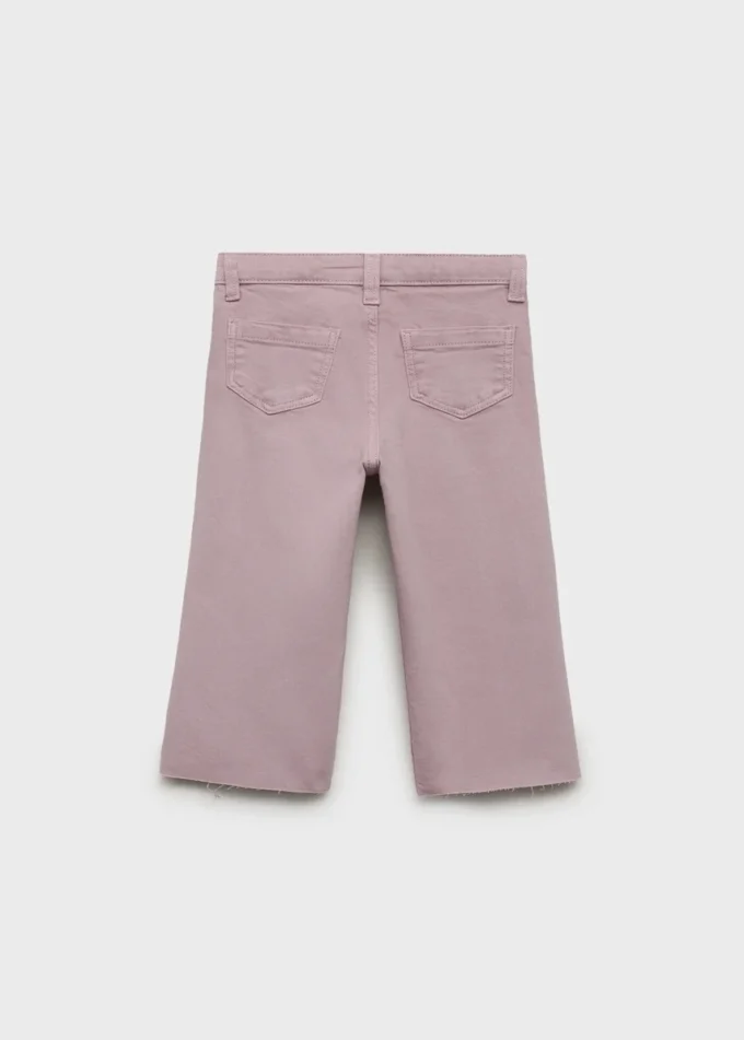 Jean sans coutures avec ourlet effiloché Jean sans coutures avec ourlet effiloché