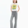 Jean skinny taille basse effiloché Jean skinny taille basse effiloché