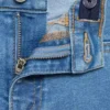 Jean skinny taille basse effiloché