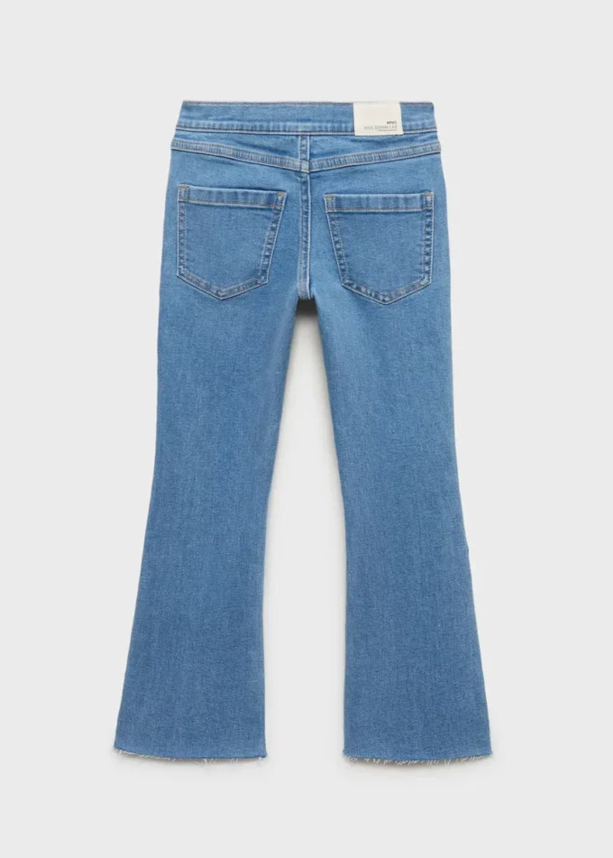 Jean skinny taille basse effiloché