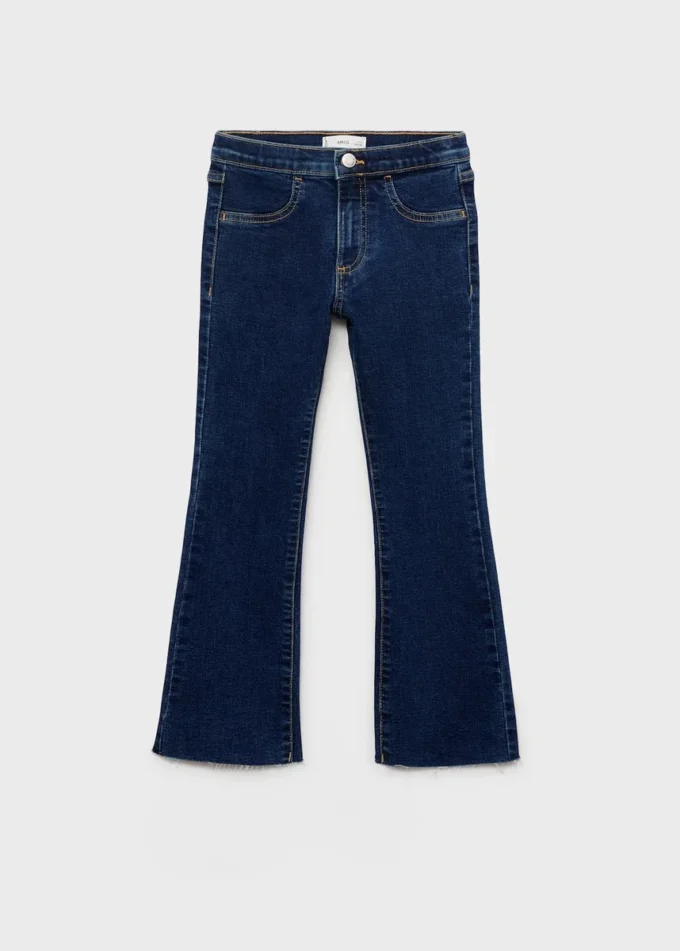 Jean skinny taille basse effiloché