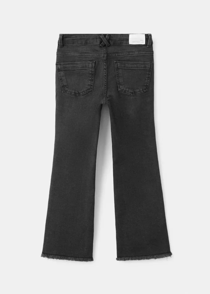 Jean skinny taille basse effiloché