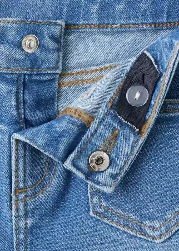 Jean skinny taille basse effiloché Jean skinny taille basse effiloché
