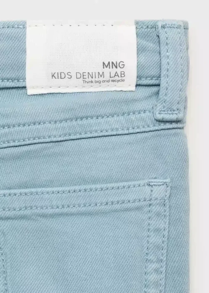 Jean skinny taille basse effiloché