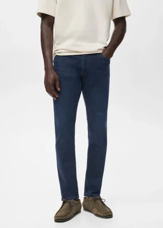 Jean slim bleu noir Jan