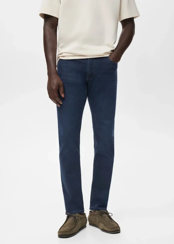Jean slim bleu noir Jan Jean slim bleu noir Jan