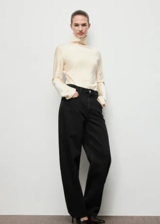 Jean taille haute coupe barillet Jean taille haute coupe barillet