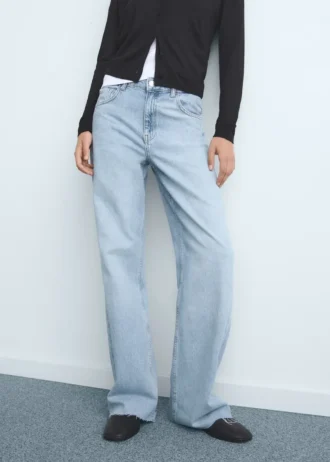 Jean à taille haute et jambes larges Danila