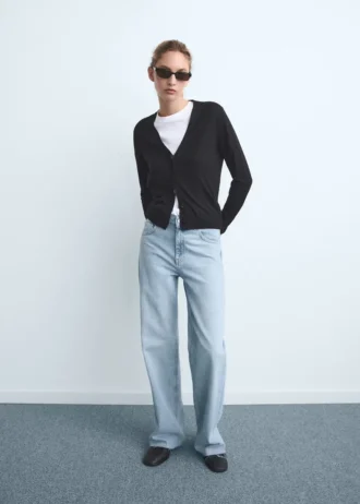 Jean à taille haute et jambes larges Danila