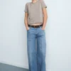 Jean taille haute à jambes larges Jean taille haute à jambes larges