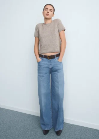 Jean taille haute à jambes larges Jean taille haute à jambes larges