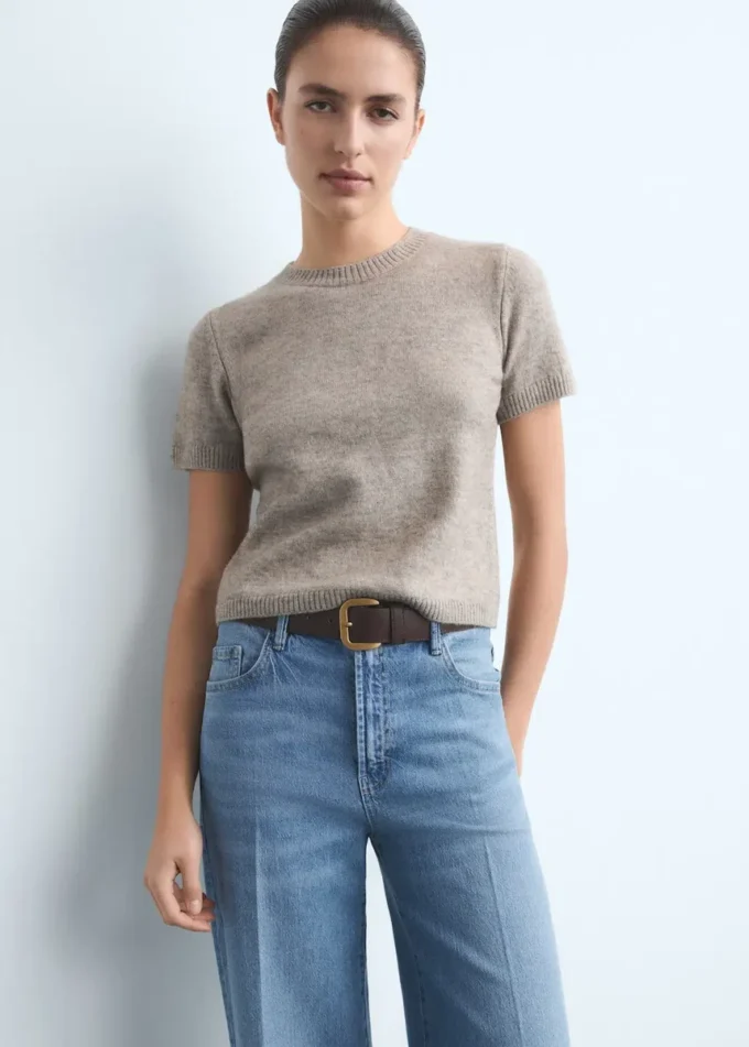 Jean taille haute à jambes larges Jean taille haute à jambes larges