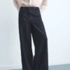 Jean taille mi-haute à jambes larges Jean taille mi-haute à jambes larges