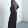 Jean taille mi-haute à jambes larges Jean taille mi-haute à jambes larges