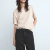 Jean taille mi-haute à jambes larges Jean taille mi-haute à jambes larges