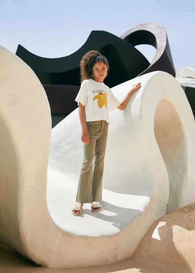 T-shirt à manches courtes brodé