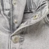 Jeans paper bag avec boutons