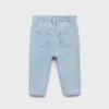 Jeans paper bag avec boutons