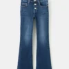 Jeans évasés à boutons Jeans évasés à boutons