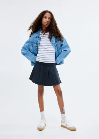 Jupe courte en coton