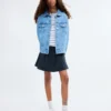 Jupe courte en coton