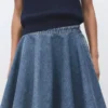 Jupe courte en denim Jupe courte en denim
