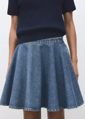Jupe courte en denim