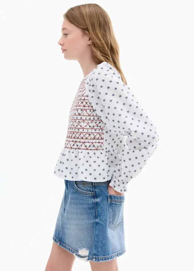 Jupe courte en denim Jupe courte en denim