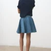 Jupe courte en denim Jupe courte en denim
