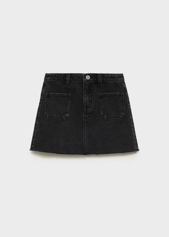 Jupe courte en denim Jupe courte en denim