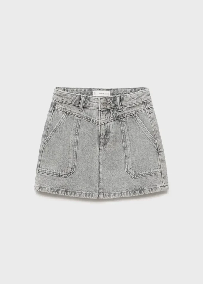 Jupe courte en denim Jupe courte en denim