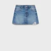 Jupe courte en denim Jupe courte en denim