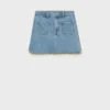 Jupe courte en denim Jupe courte en denim