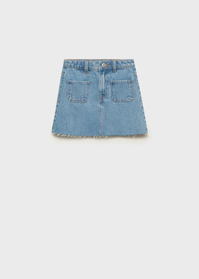 Jupe courte en denim Jupe courte en denim