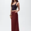 Jupe crayon longue avec ouverture Jupe crayon longue avec ouverture