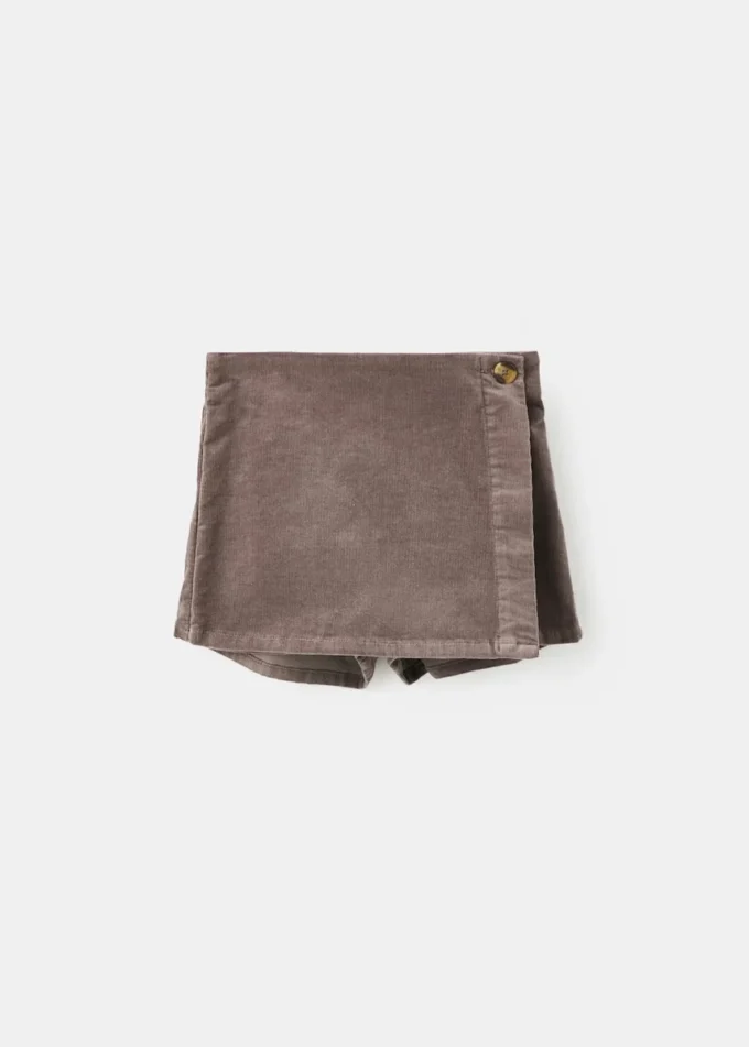 Jupe-culotte en velours côtelé Jupe-culotte en velours côtelé