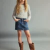 Jupe en coton denim Jupe en coton denim