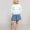 Jupe en coton à nœud Jupe en coton à nœud