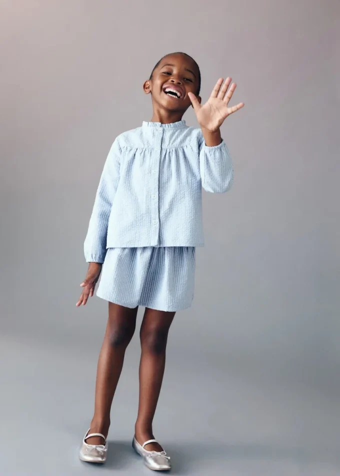 Jupe en coton rayé Jupe en coton rayé
