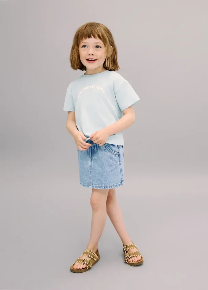 Jupe en denim Paperbag Jupe en denim Paperbag