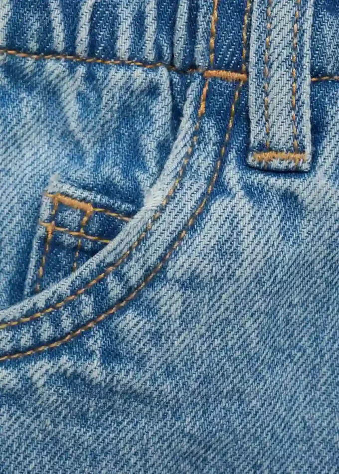 Jupe en denim Paperbag Jupe en denim Paperbag