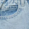 Jupe en denim à taille paperbag Jupe en denim à taille paperbag