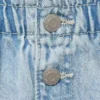 Jupe en denim à taille paperbag Jupe en denim à taille paperbag