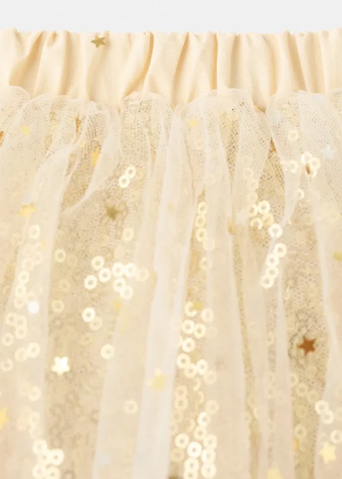 Jupe en tulle à paillettes Jupe en tulle à paillettes