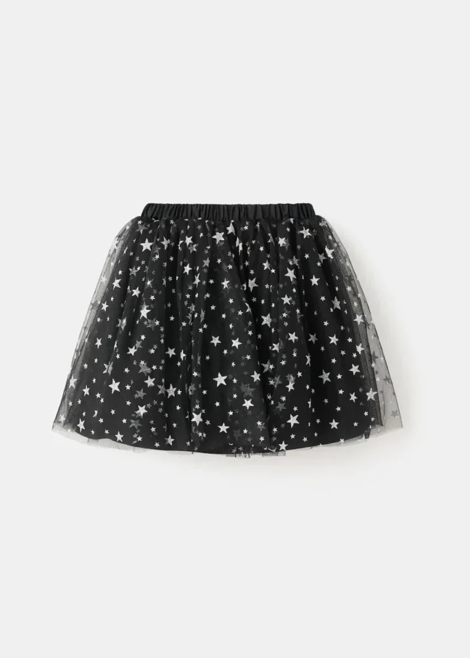 Jupe en tulle à étoiles