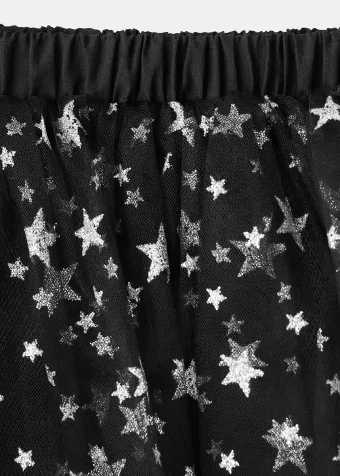Jupe en tulle à étoiles