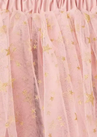 Jupe en velours avec étoiles