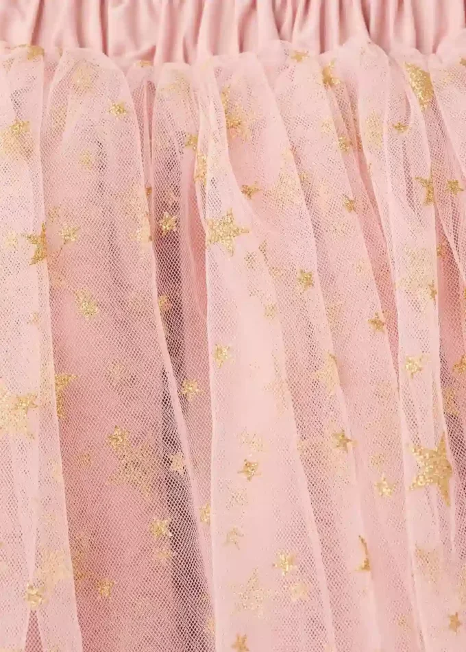 Jupe en velours avec étoiles
