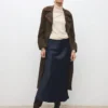 Jupe longue en satin Jupe longue en satin